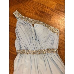 Light blue prom dress